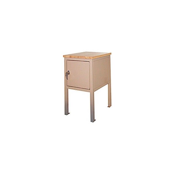 Built Rite Br Built-Rite Cabinet Shop Stand, Maple Butcher Block Square Edge, 24"W x 36"D x 30"H, Beige SC23B94-BG - main
